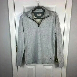 FAHERTY Movement Quarter Zip Sweater Men Size Medium